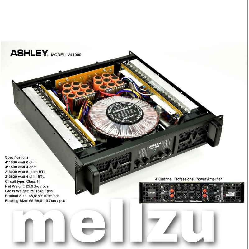 Power Ashley V 41000 Original Amplifier V41000