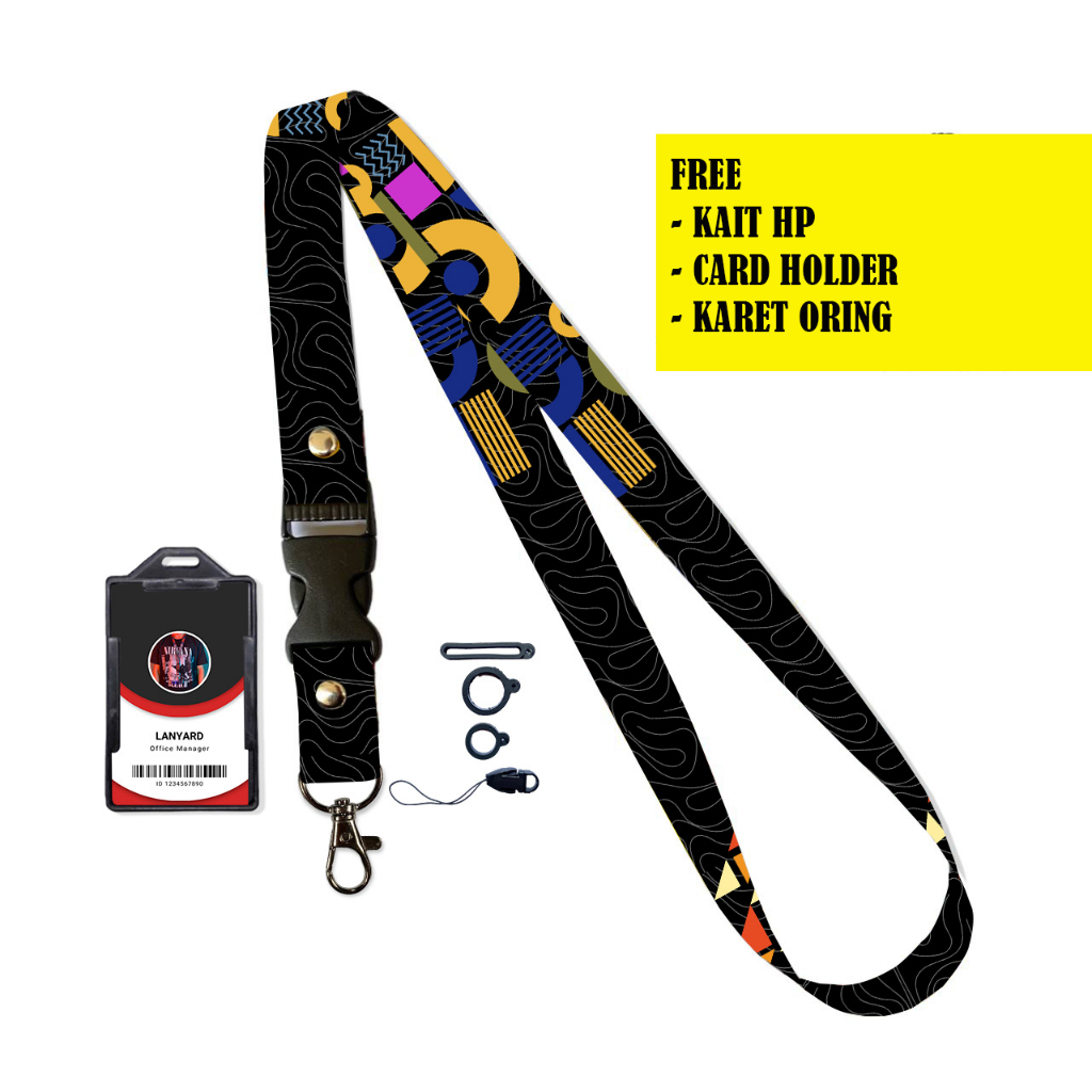 

Tali Lanyard Gantungan ID Card - HP Kadia V2 By - Lanyard Bright 2cm