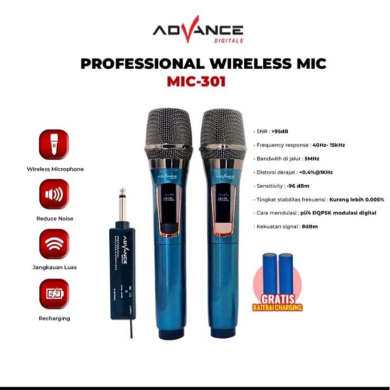 Mic wireless Advance 301