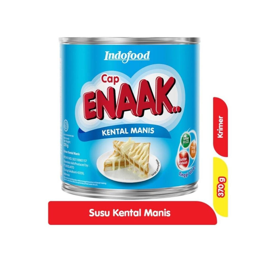 

Cap ENAAK Krimer Kental Manis Putih 370 g