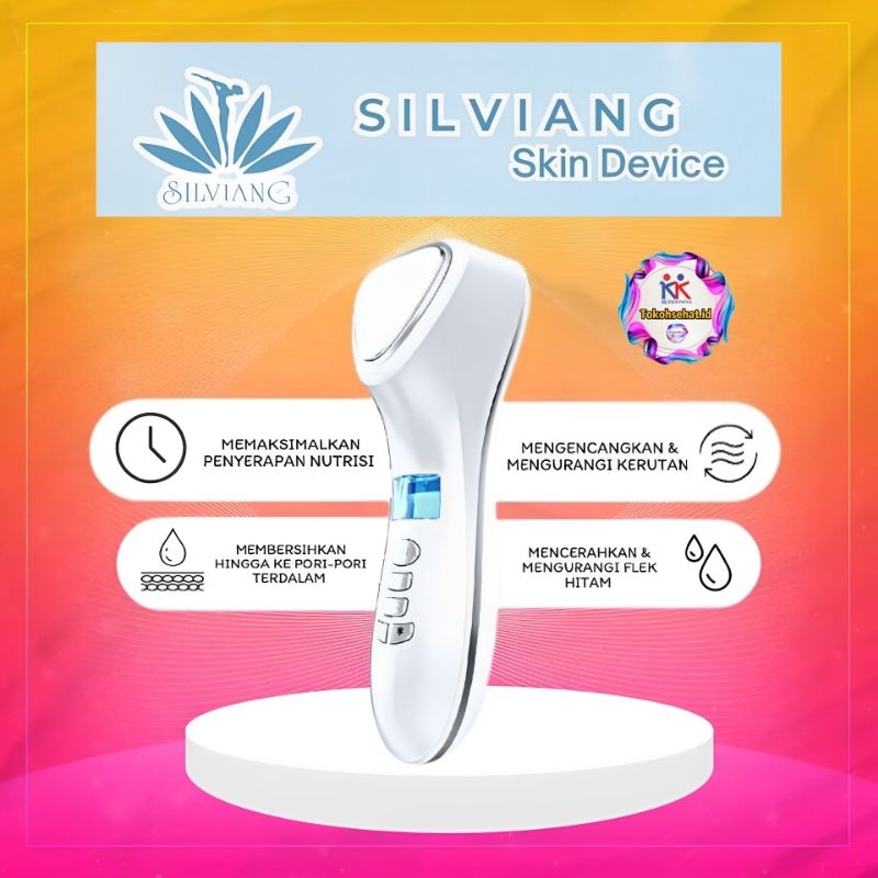 Silviang 3 Hot & Cool Skin Device Setrika Wajah Alat Facial Wajah Di Rumah Alat Facial Wajah Portabl
