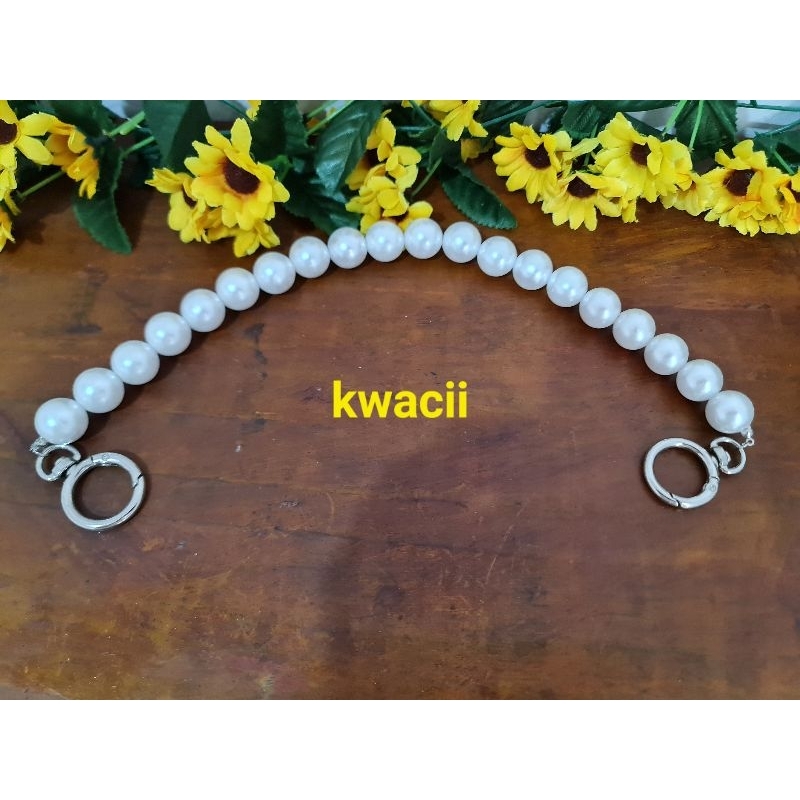 STRAP TAS MUTIARA BESAR / Tali tas mutiara