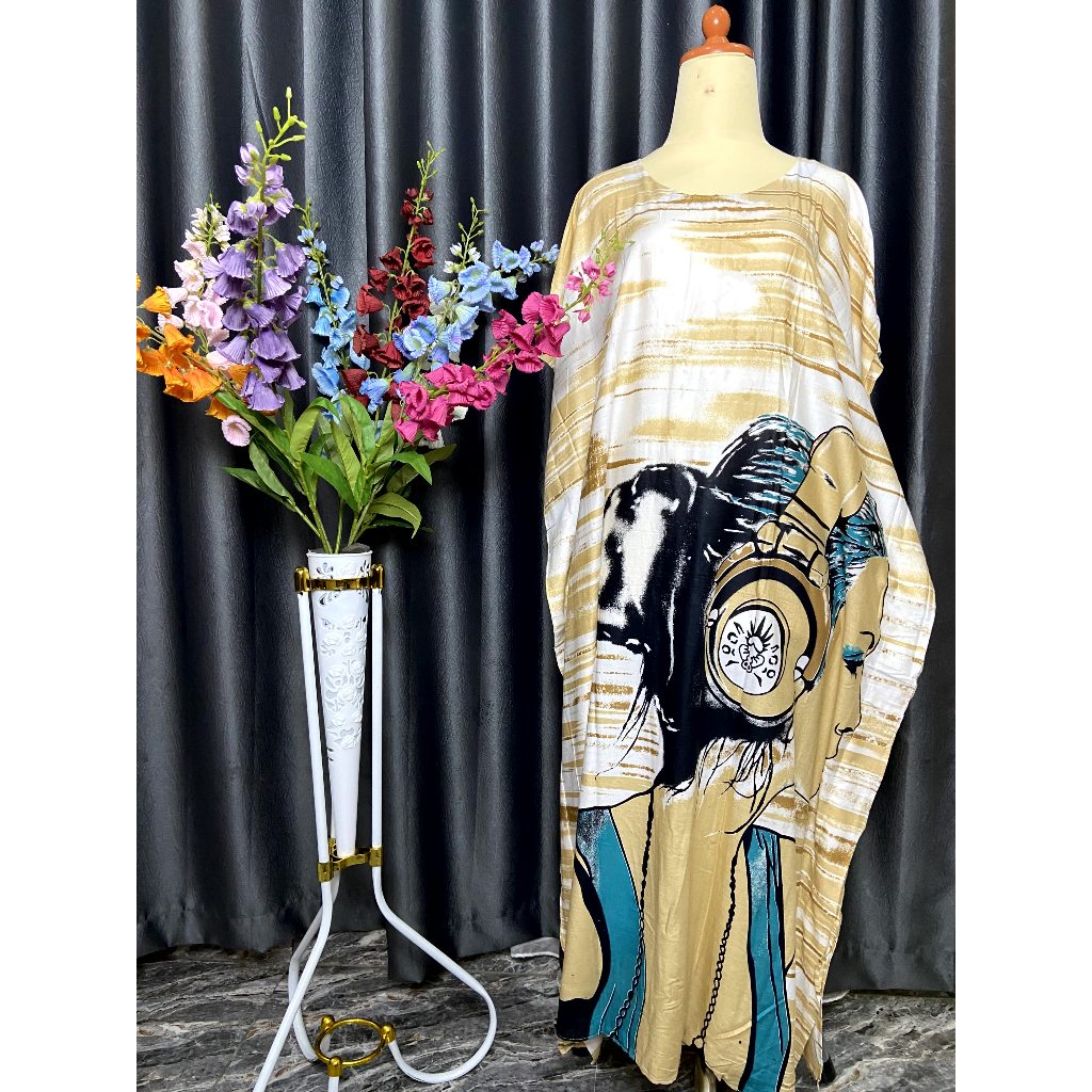 Paket Usaha 90rb Dapat 3pcs Daster Jumbo Lowo Premium DNR Motif Karakter Bahan Rayon Cocok Untuk Bum