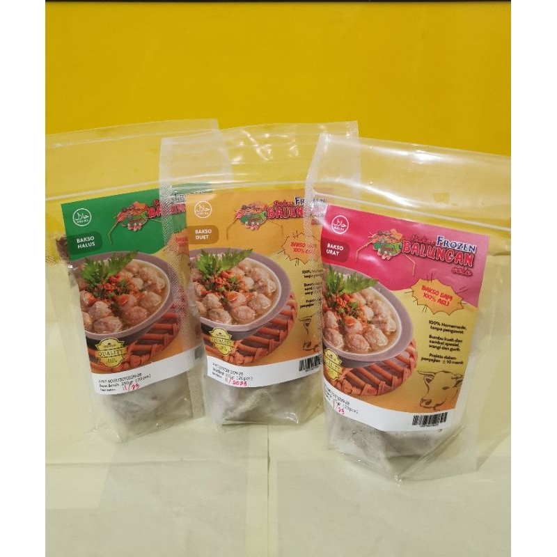 

Frozen Bakso Halus, Urat, Duet