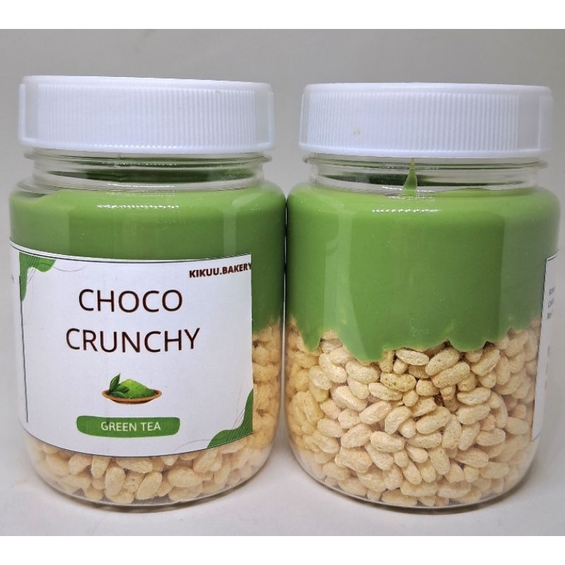 

Choco crunchy rice crispy jar coklat green tea / choco viral /chocolate matcha