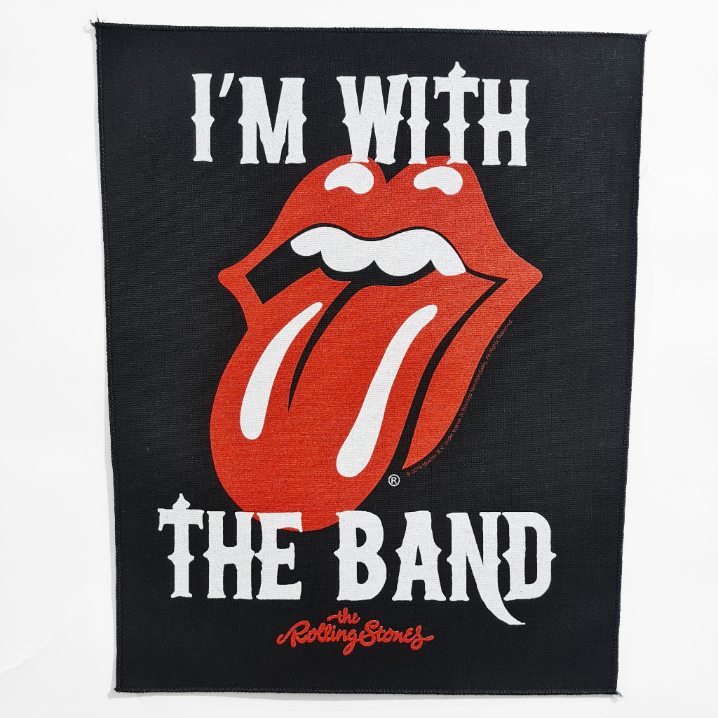Official The Rolling Stones - Im With The Band Back Patch