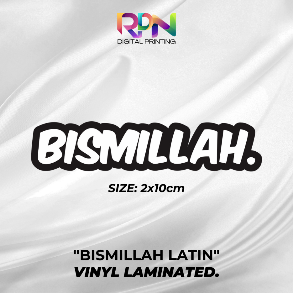 

STIKER/STICKER PRINTING PRINCUTT BISMILAH VIRAL