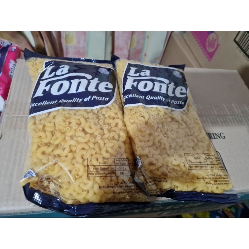 

MACARONI LAFONTE 500G PER 2 BUAH