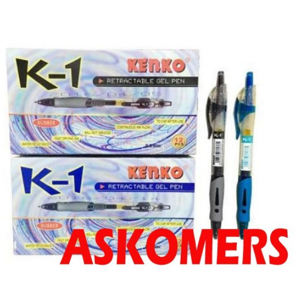 

PENA KENKO K1 harga per batang/PCS (code 12 38 56)