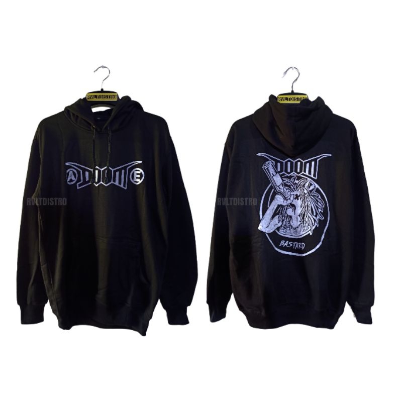 Jaket Hoodie Band Punk Doom / Jaket Punk / Jaket Distro