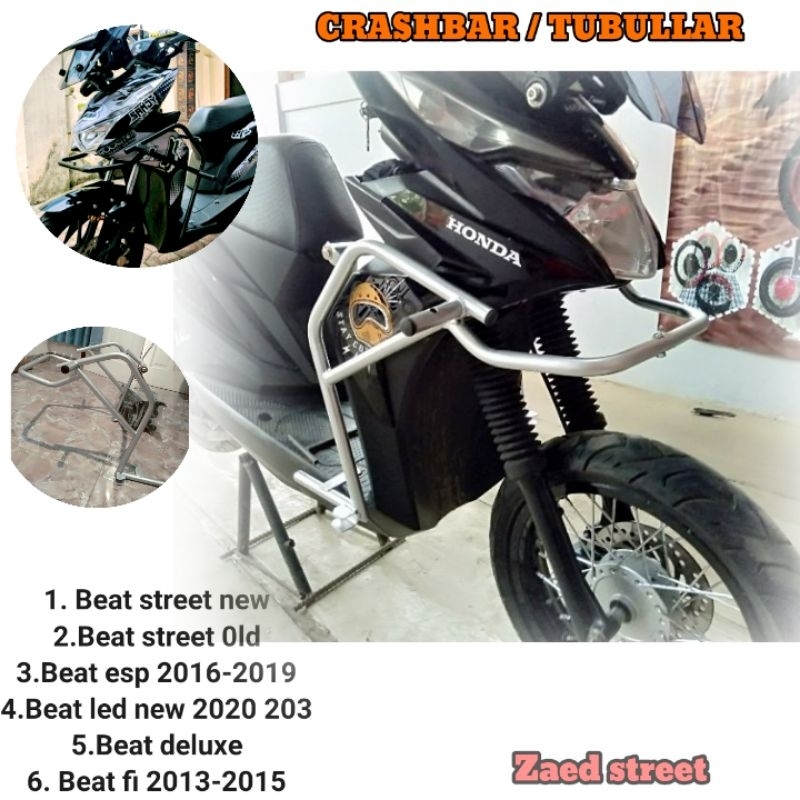 CRASHBAR TUBULAR BEAT STREAT OLD,New BEAT esp,BEAT LED