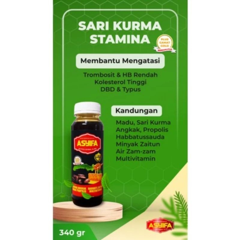 

NG Sari Kurma Stamina Plus 8 in 1 Asyifa - Mengatasi Demam Typus dan DBD