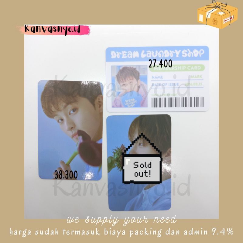 Photocard NCT Dream Starry Daydream Mark, Jisung konsep PC Official