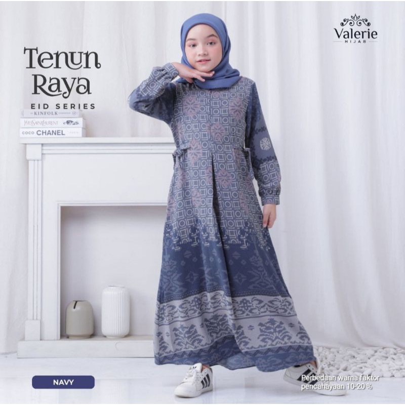 [ TENUN RAYA ] By Valerie gamis batik tenun cantik gamis balita batik gamis baby tenun gamis anak mo