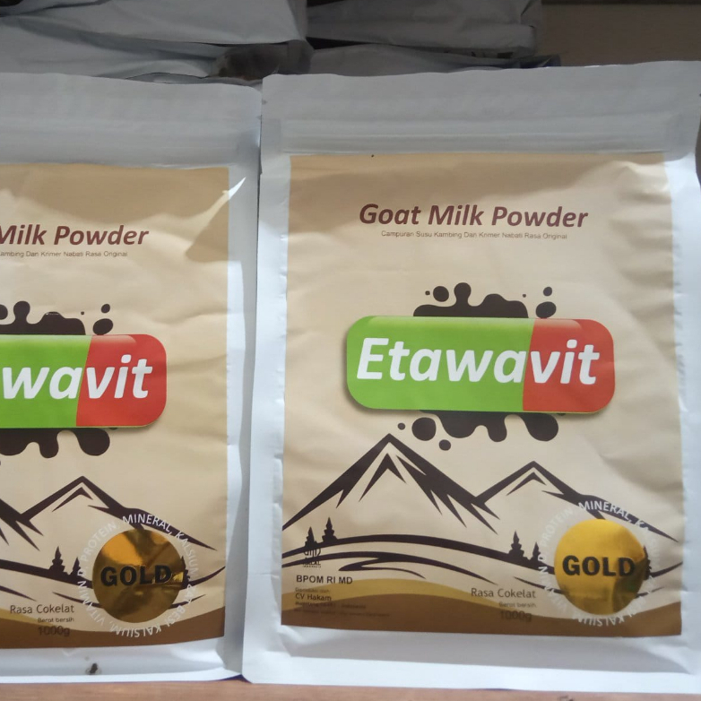 

Susu Kambing Etawa ETAWAVIT 1 Kg rasa coklat Atasi Nyeri sendi Tingkatkan Kepadatan & Kesehatan Tulangi Susu Anti Asam Urat
