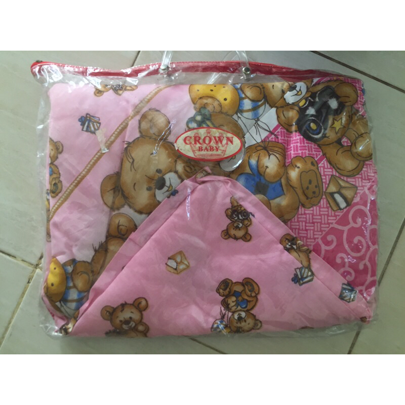 selimut bayi crown baby