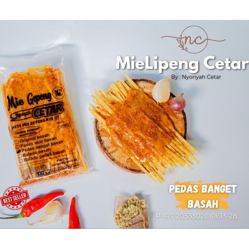 

mie lidi gepeng cetar pedes asin pedes banget balado dan balado pedas basah ya