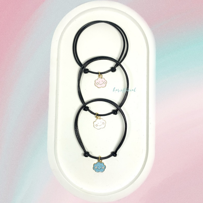 Gelang Awan / Gelang Manik Vintage/ Gelang Tali Manik Lucu / Gelang Persahabatan / Gelang Couple