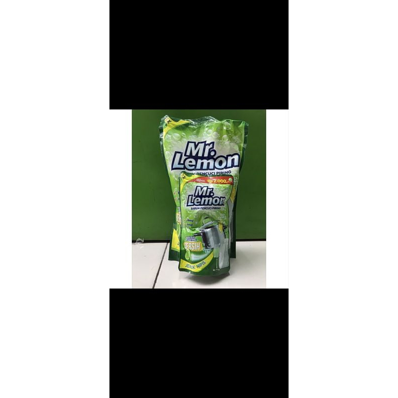 Sabun Cuci Piring Mr. Lemon 800 ML bonus Mr. Lemon 120ML
