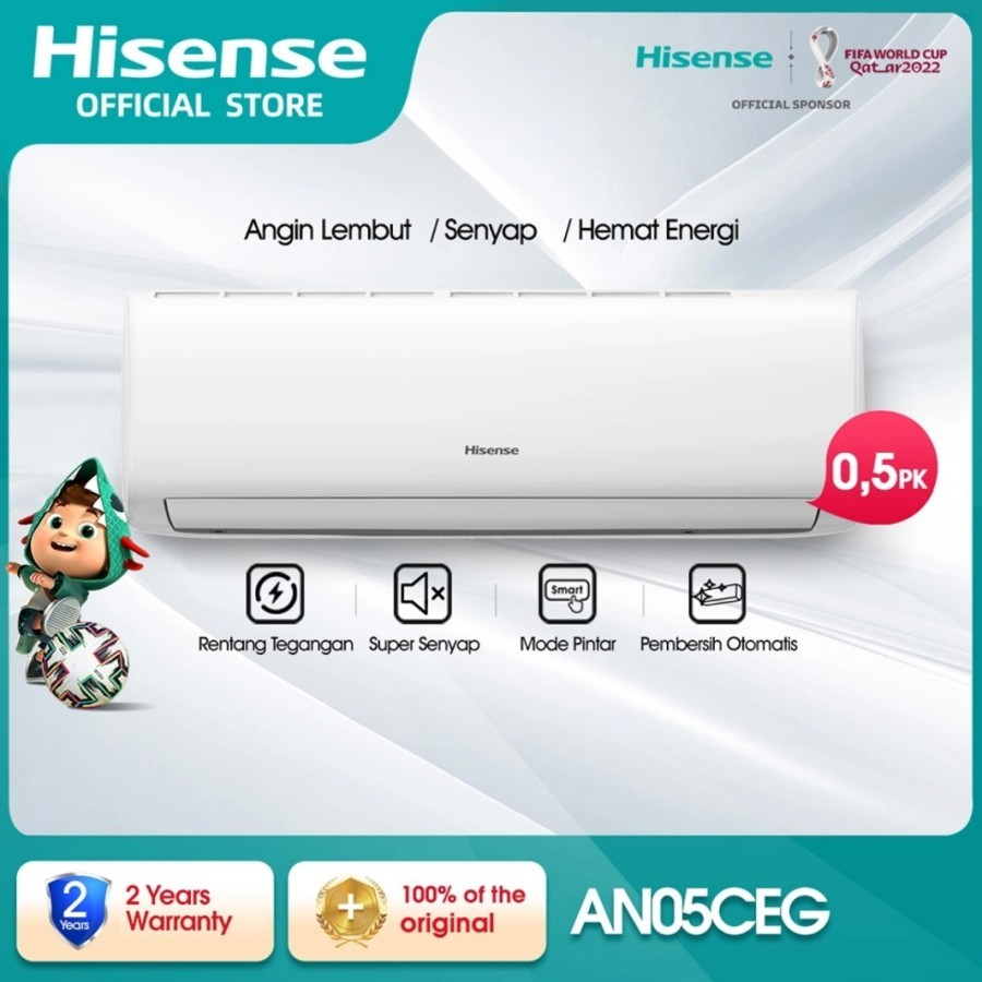 AC Hisense AC 1/2 Pk Hisense AN05CEG 0.5 PK UNIT ONLY