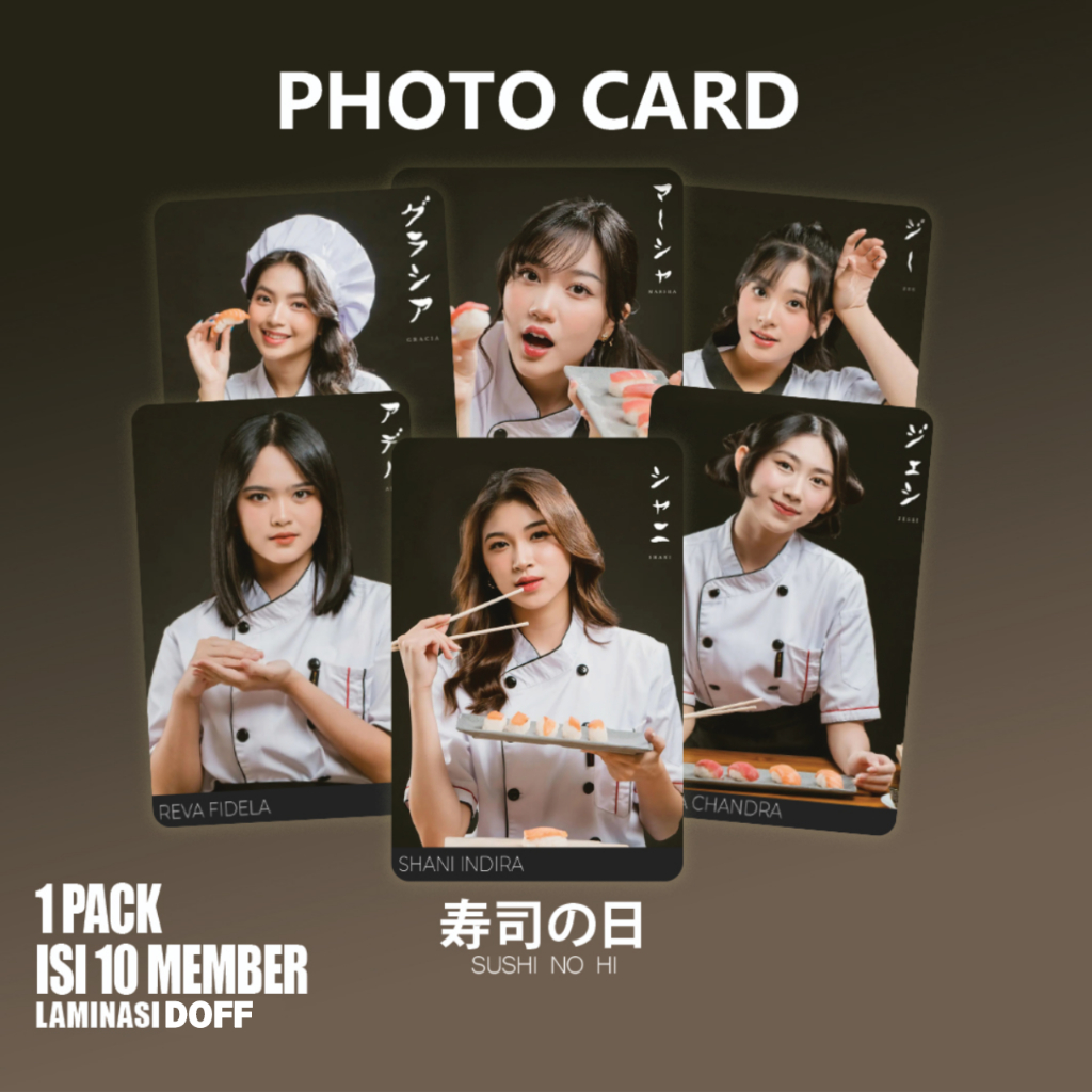 PHOTOCARD JKT48 [UNOFFICIAL] SUSHI NO HI