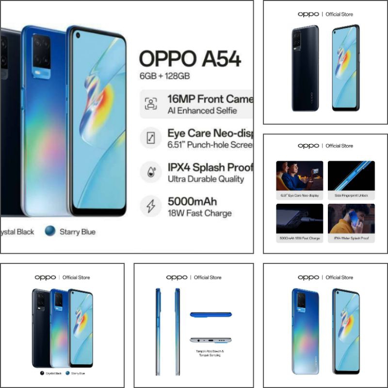 OPPO A54 Smartphone 6GB 128GB