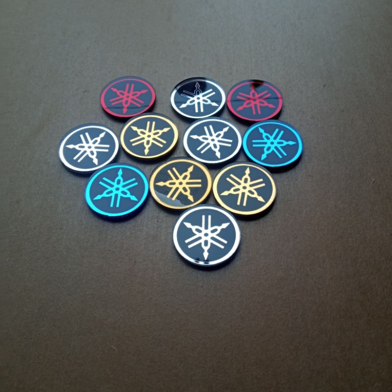 Logo Yamaha Akrilik Yamaha Mio Nmax Vixion Aerox Mx king Mx new