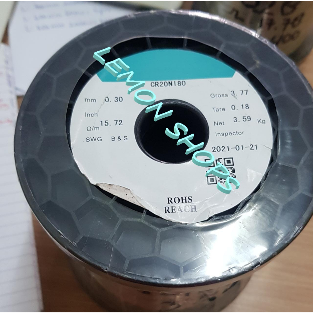 Kawat Pemanas Nikelin 0,3 Kawat Niklin 0.3 MM Nikrom Jerman