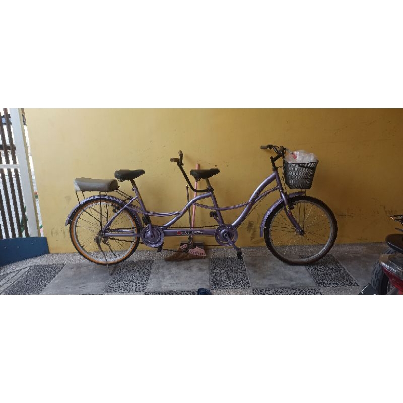 sepeda tandem classic lowrider 24 original pabrik crank integer anti capek bisa restor seperti yg ij