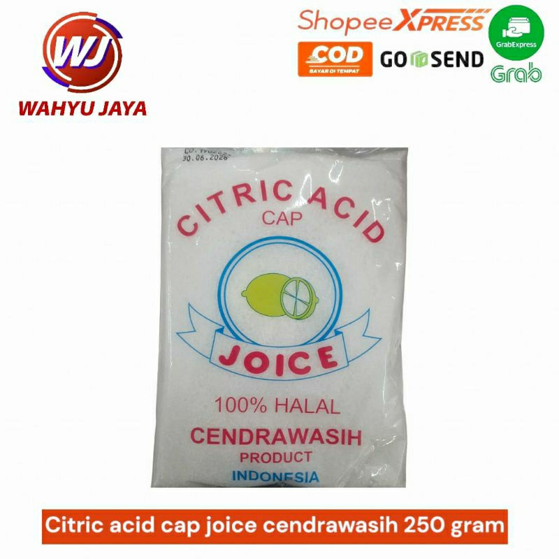 Citric acid joice Cendrawasih 250 gram