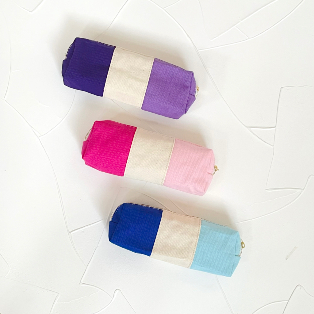 

Tricolor Pencil Case / Kotak Pensil / Tempat Pensil / Tempat Stationery - Goodmoments Kids