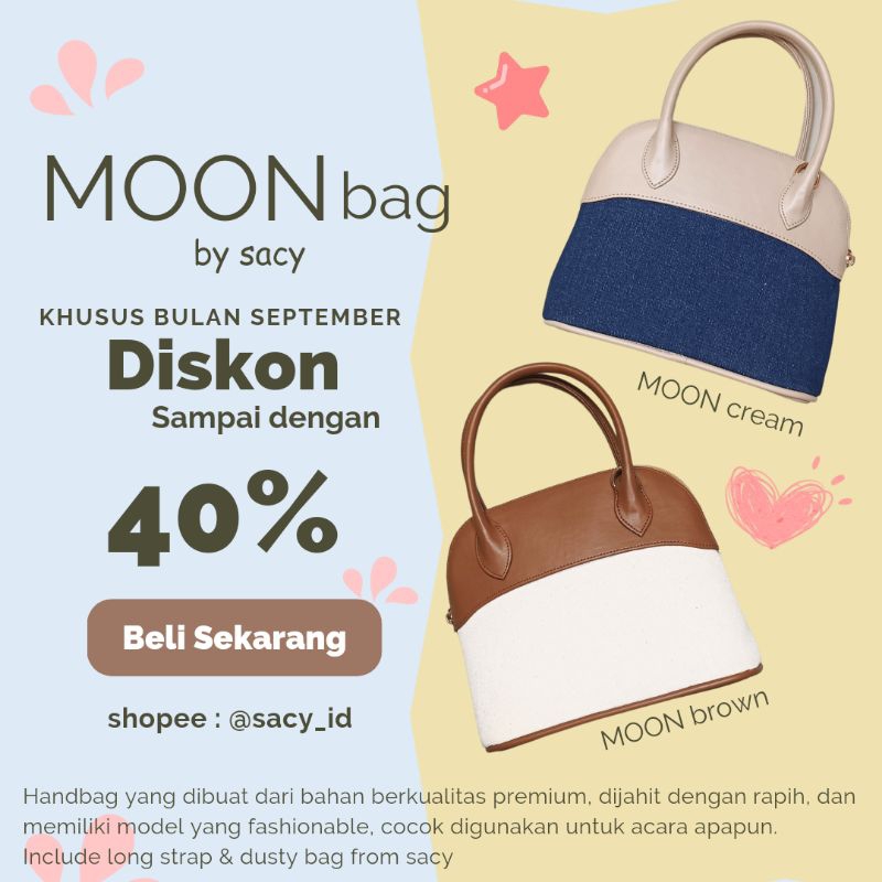 MOON bag by SACY /tas wanita en-ji by palomino