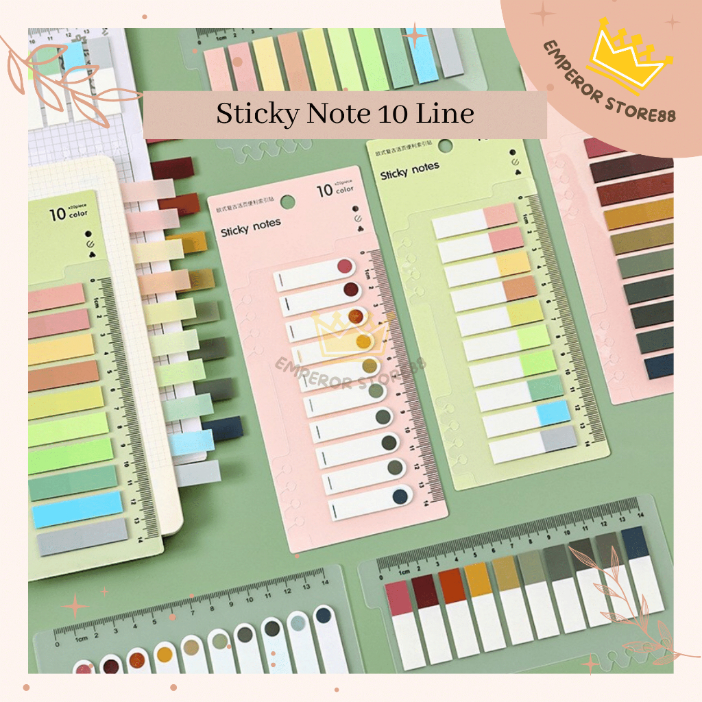 

Sticky Note 10 Line Gradiasi Memo Tempel Gradient / Untuk Pembatas