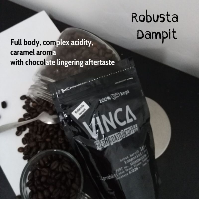 

Vinca kopi Robusta Dampit 500 gram