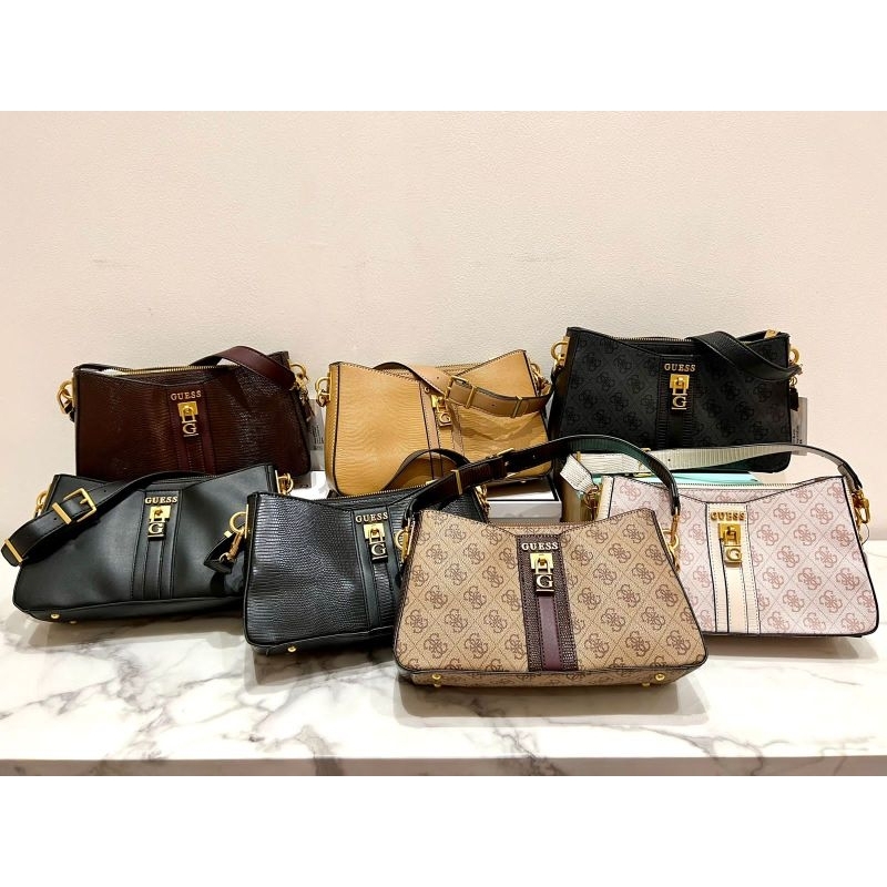 Guess Ginevra Elite Shoulder Bag Original / Tas Guess Original / Shoulder Bag Guess Original
