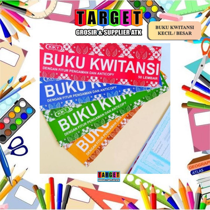 

BUKU KWITANSI / KUITANSI / KWITANSI KECIL / KWITANSI SEDANG / KWITANSI BESAR