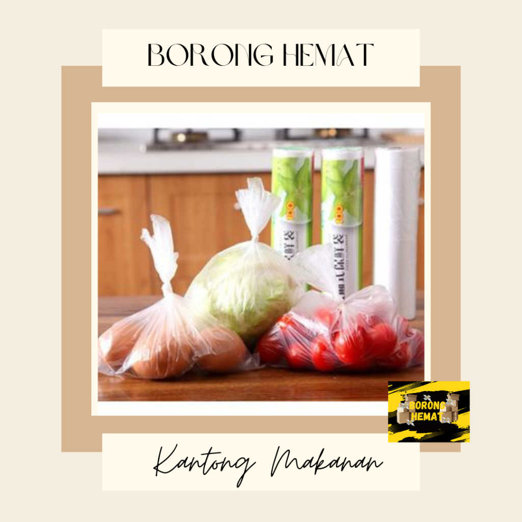 KANTONG MAKANAN FRESH KANTONG BUAH SAYURAN PLASTIK SUPERMARKET FROZEN PACK