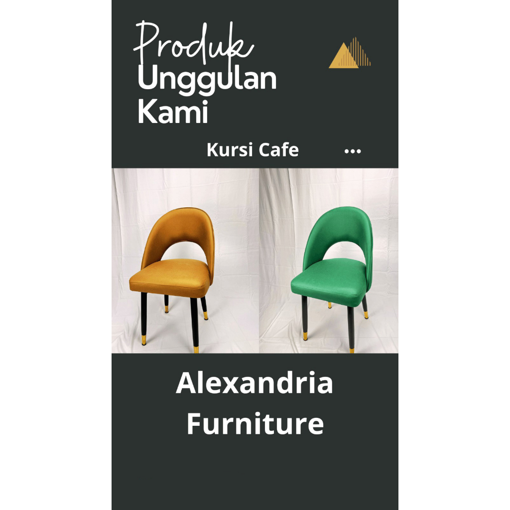 Kursi Santai/Kursi Cafe kain sintetis/kursi import