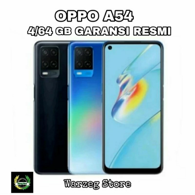 HP OPPO A54 4/64 GB - OPPO A 54 RAM 4GB ROM 64GB GARANSI RESMI