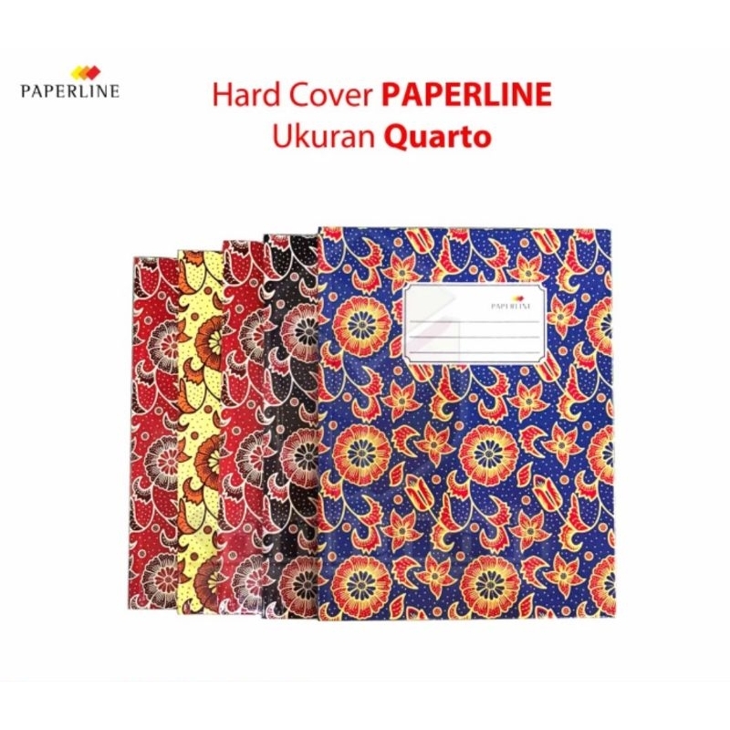 

Paperline Buku Kwarto 200 Lembar - Buku Hard Cover Quarto