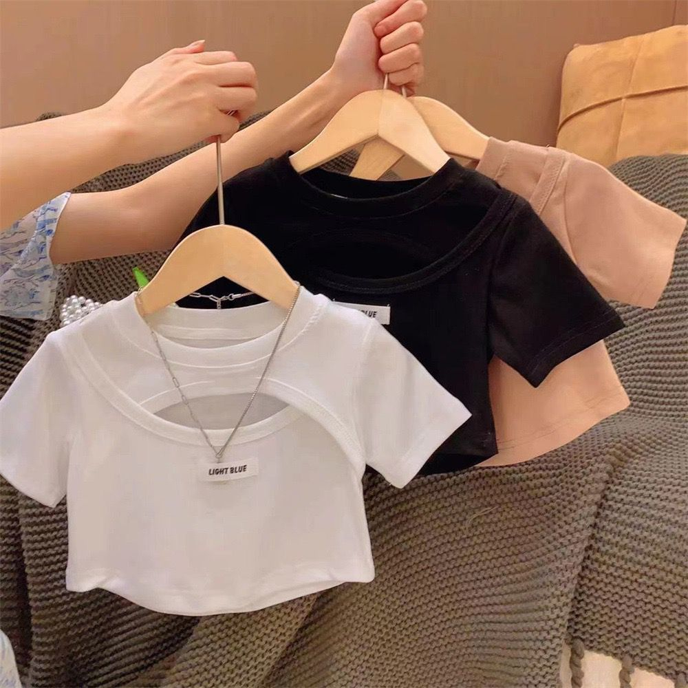Lightblue Top | Atasan Keren Anak Perempuan | Baju Jalan Anak Perempuan