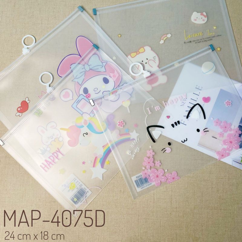 

DSB 04 map A5 Sanrio Map a5 mika tebal Map plastik tebal kaku impor