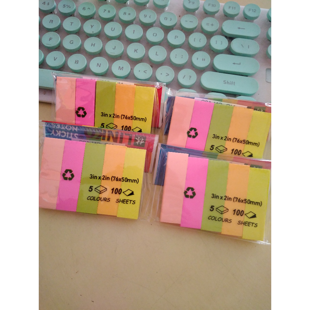 

1 Warna (100 pcs) Sticky Note 5 Warna/ Memo Pad
