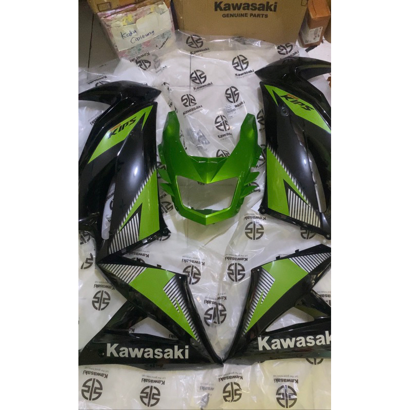 Termurah Paket batok sayap fairing ninja rr new hijau 2014