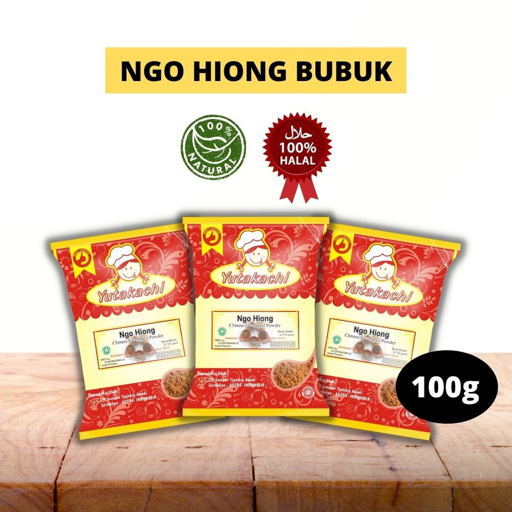 

Ngo Hiong Bubuk 100 Gram Yutakachi / Ngohiong Bubuk / Premium Chinese Five Spice Powder