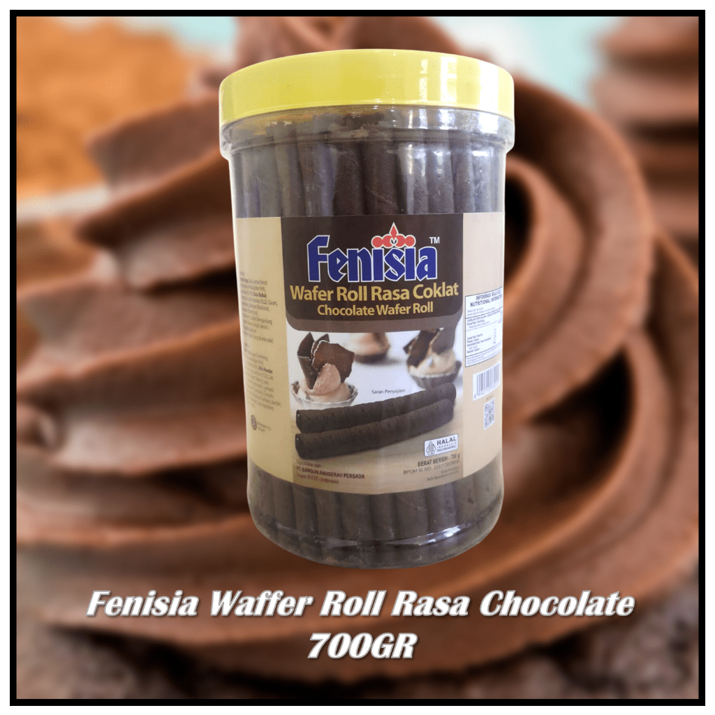 

Fenisia wafer roll rasa chocolate 700GR
