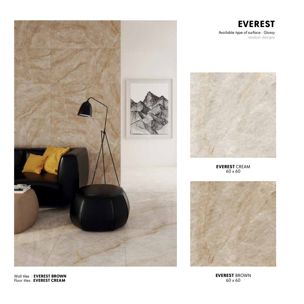 Granit 60x60 INFINITI Everest Glossy Motif Marmer