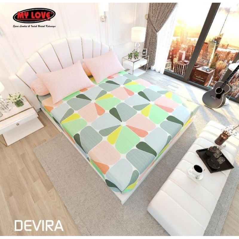 SPREI MY LOVE JUMBO 200X200 T.30 EXRA KING SIZE SPREI KATUN