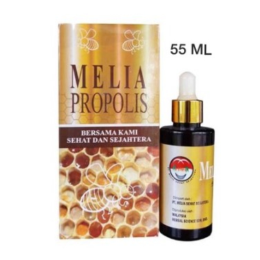 Propolis melia 55ml original 55 ml air liur lebah melia nature