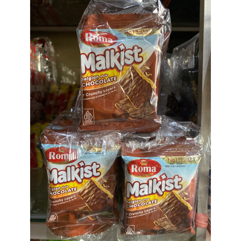 

ROMA MALKIST COKLAT 18GR ISI 10